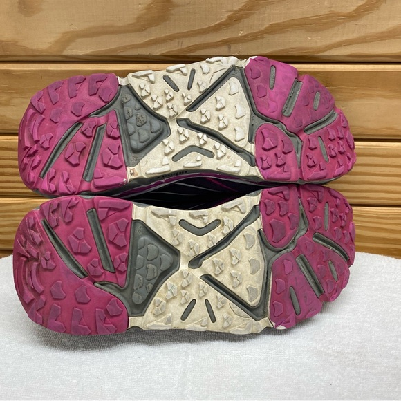 Hoka One One Womens 8.5 US Stinson Trail Running Shoes Purple Gray F10014A - Picture 8 of 11